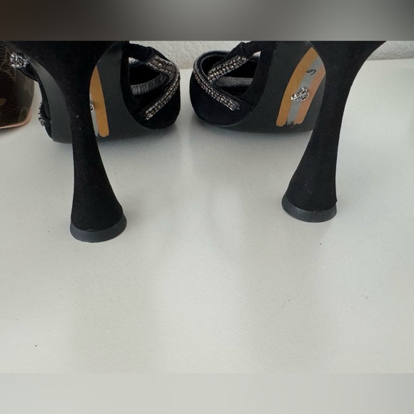 Sam Edelman Anita Embellished Black Heels- Never Worn - Picture 5 of 8